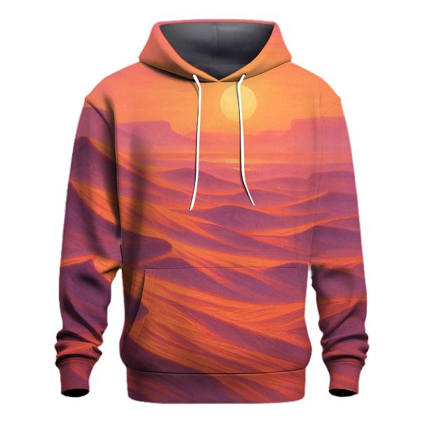 Coral Dune Horizon graphic hoodies