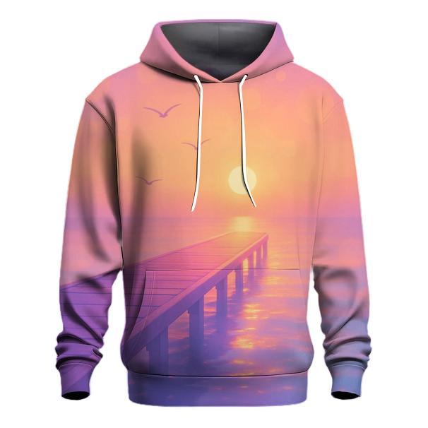 Lavender Pier Reverie custom hoodies