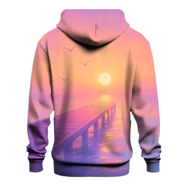 Lavender Pier Reverie custom hoodies