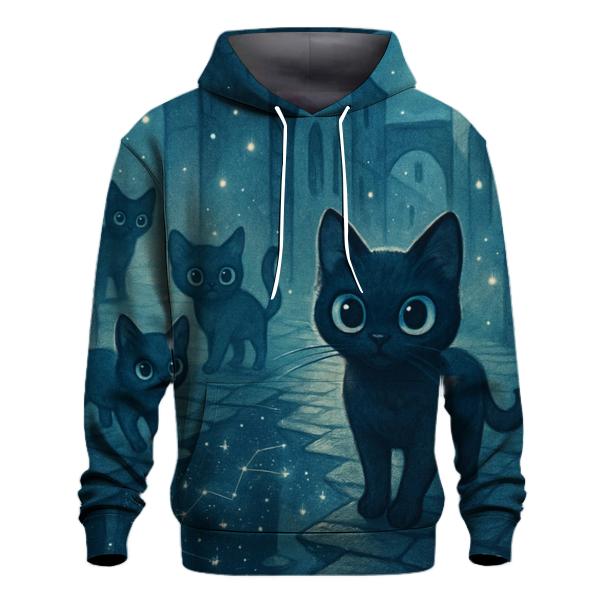 Constellation Alley Paws printed hoodies