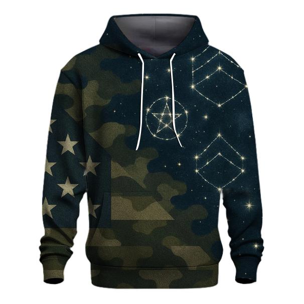 Camouflage Constellation premium hoodies