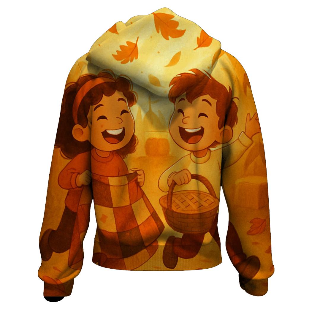 Sunlit Corn Maze Reunion printed hoodies