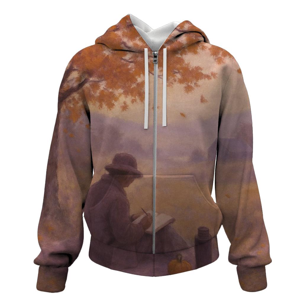 Quiet Orchard Solitude lightweight hoodies
