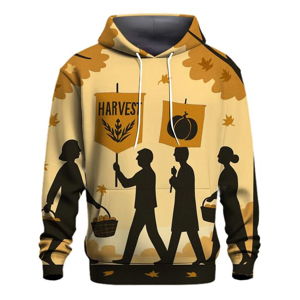 Maple Lane Harvest Parade graphic hoodies