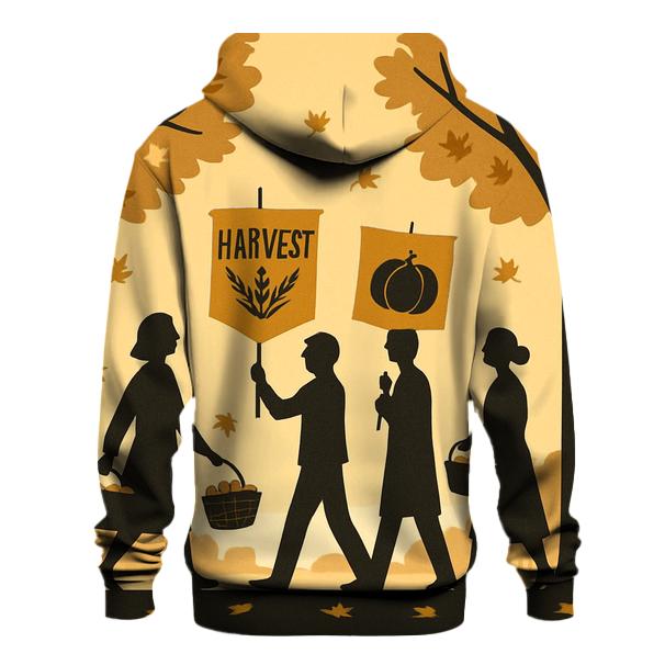 Maple Lane Harvest Parade graphic hoodies