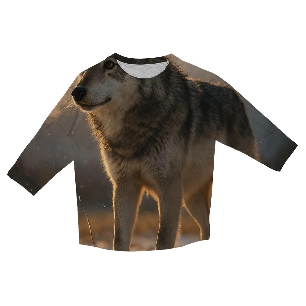 Alaskan Alpha On Tundra Ridge personalized 3/4 sleeve tees