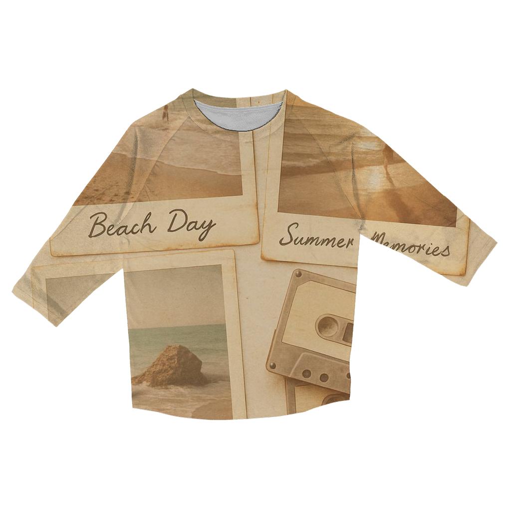 Polaroid Summer Collage cotton quarter sleeve shirts