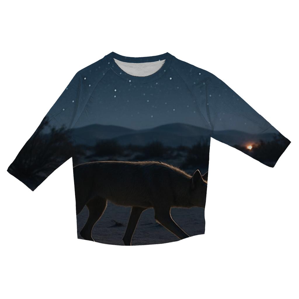 Desert Night Stalking fashion 3/4 sleeve shirts