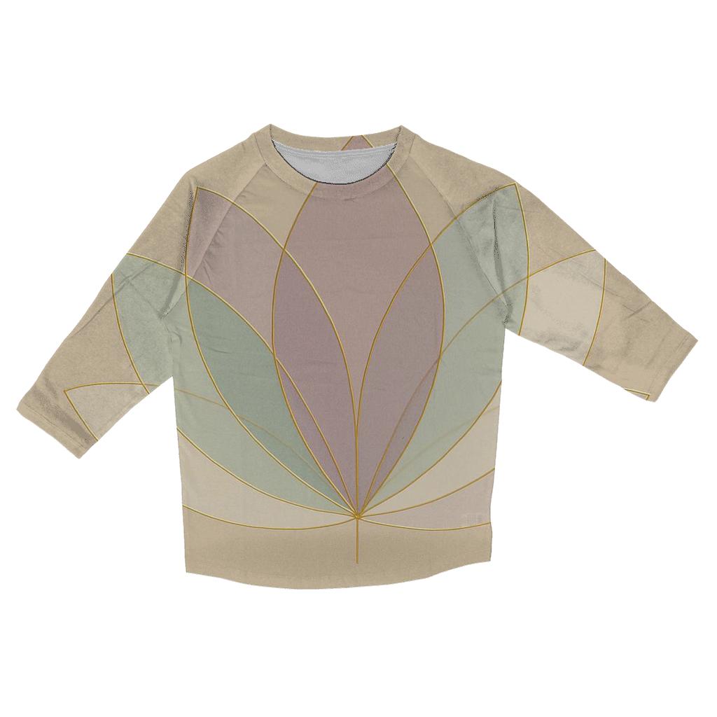 Lotus Of Quiet casual three quarter sleeve shirts