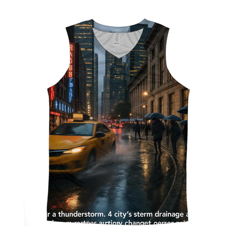 Rainwashed Midtown Chase sports performance tank tops