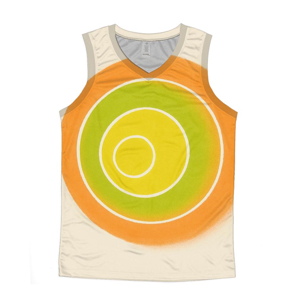 Citrus Offcenter Bullseye sports performance tank tops