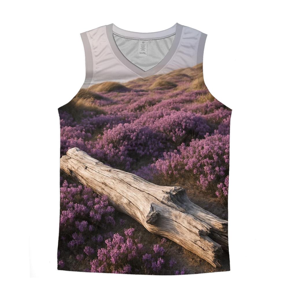 Coastal Heather And Driftwood stylish racerback tanks