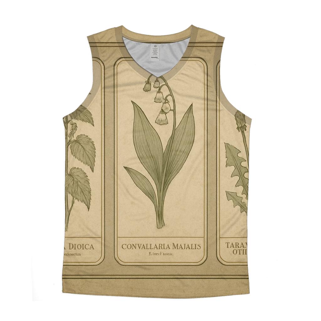 Sepia Botanical Plate Set custom tank tops