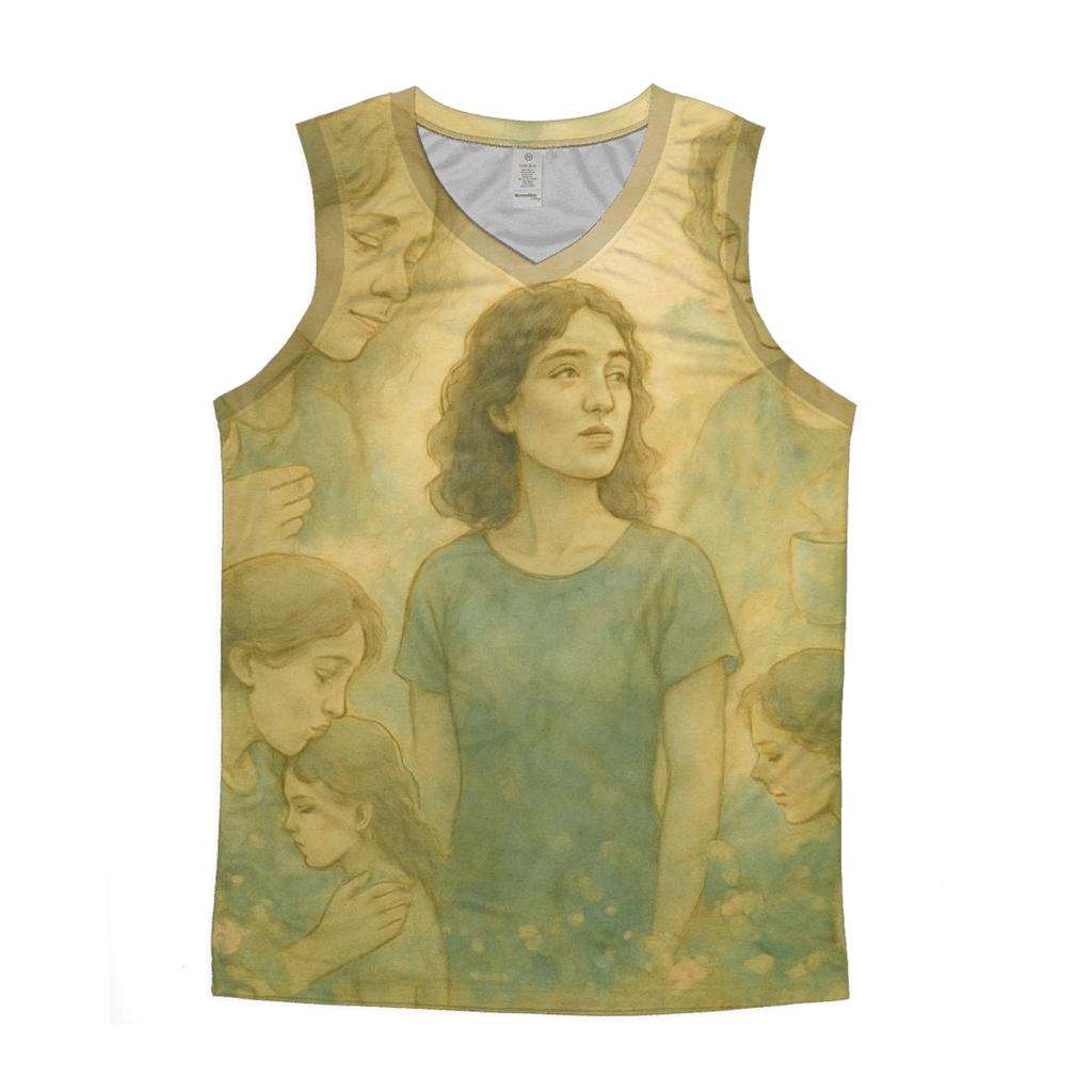 Echoes Of Her Voice cotton sleeveless tops