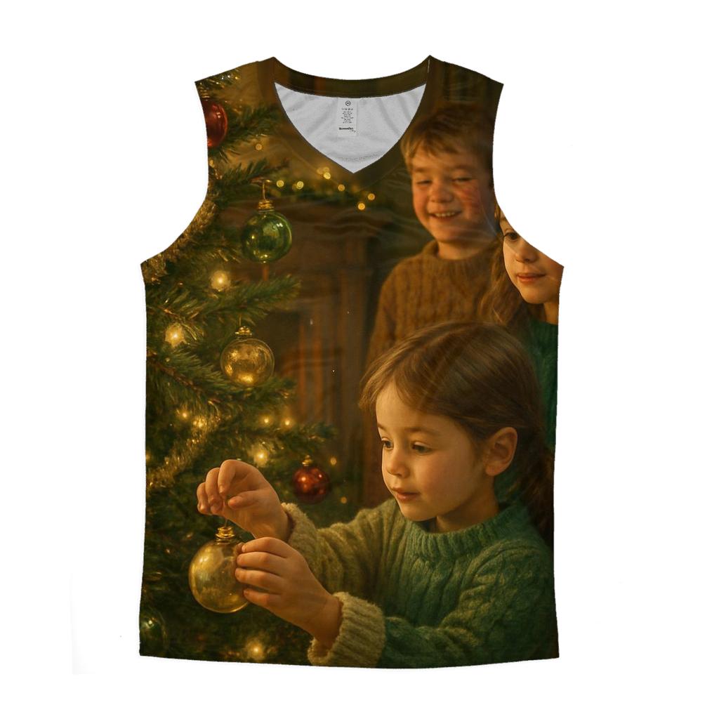 Tree Trimming With Tiny Hands cotton sleeveless tops