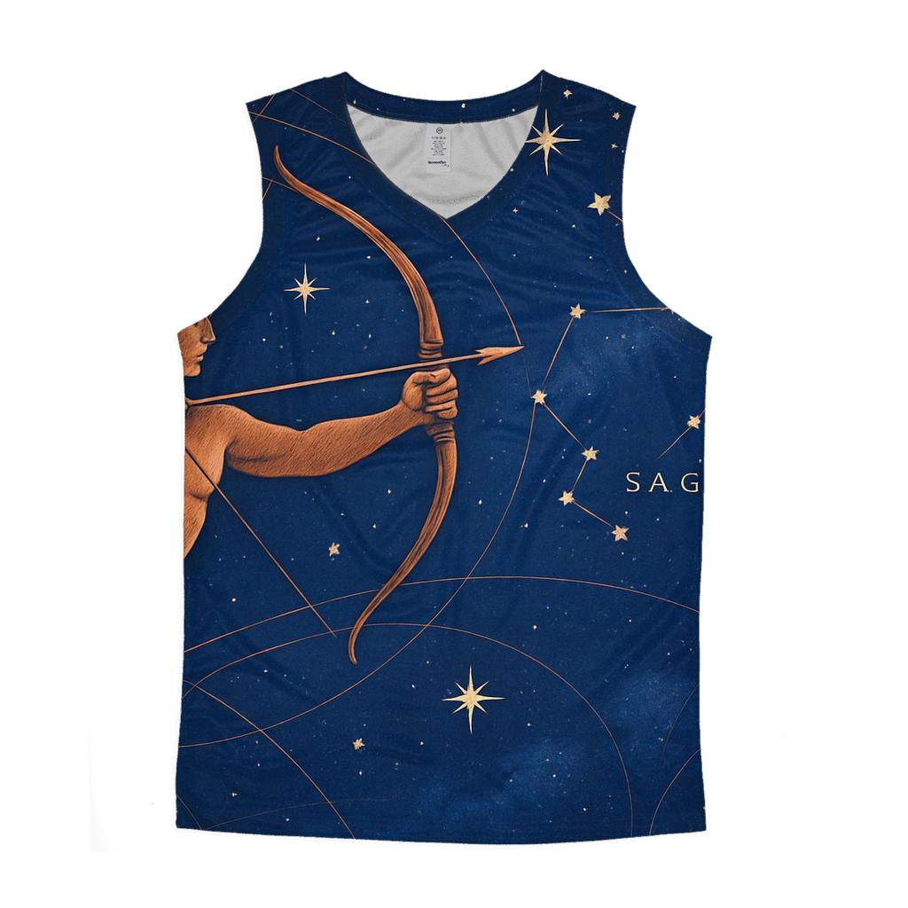 Sagittarius Archer Star Map custom tank tops