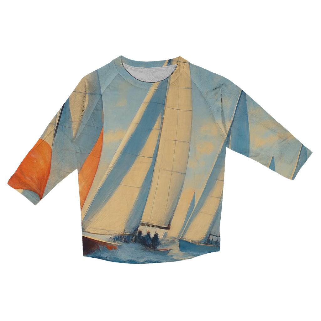 Sail Regatta Panorama stylish quarter sleeve tops