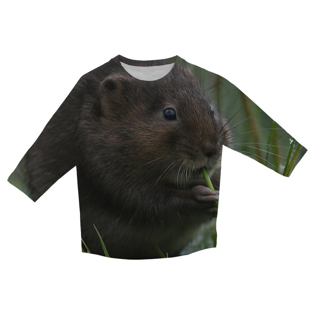 Fen Water Vole Forage trendy 3/4 sleeve tops