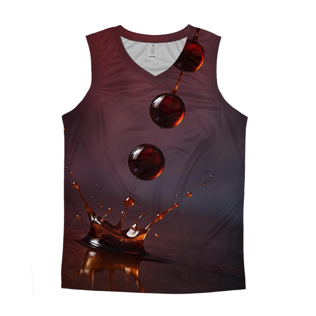 Espresso Drops Motion graphic print tank tops