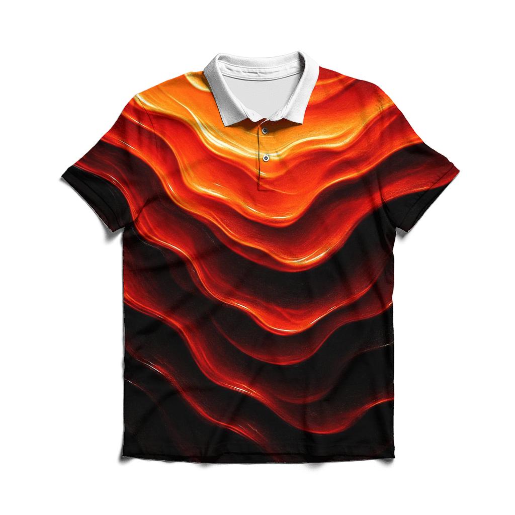 Molten Cascade custom polo shirts