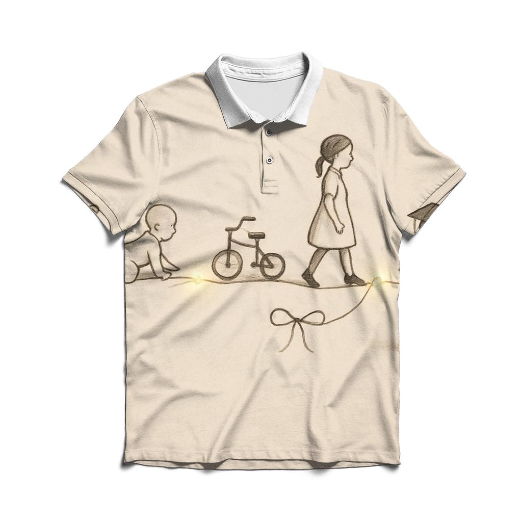 The Invisible Thread personalized polo shirts