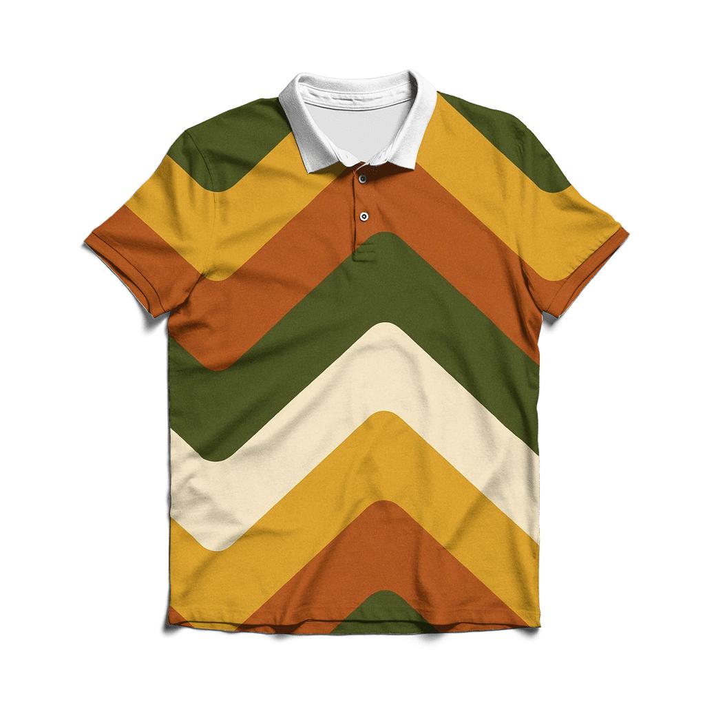 Harvest Retro Chevron custom polo shirts