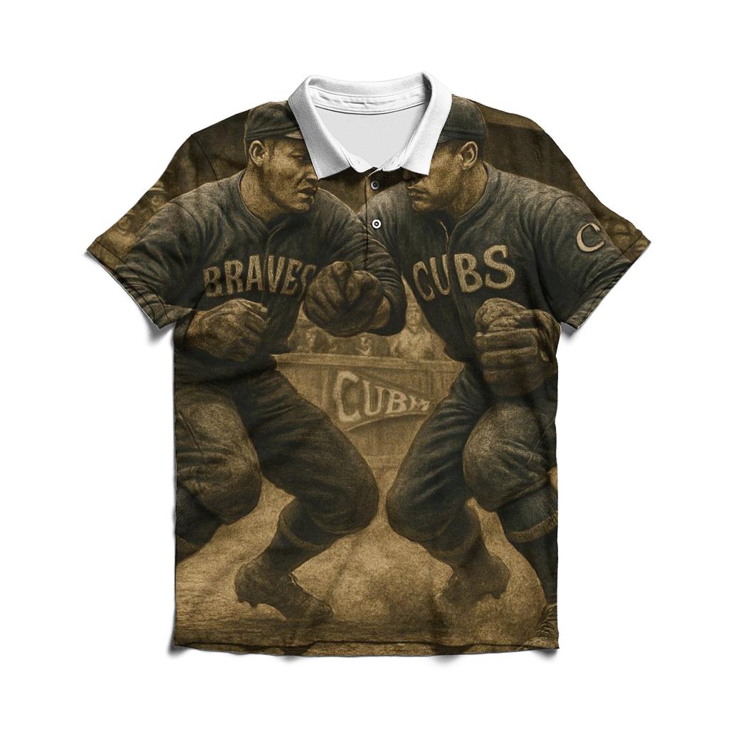 Historic Clay Diamond Duel casual sports polo shirts