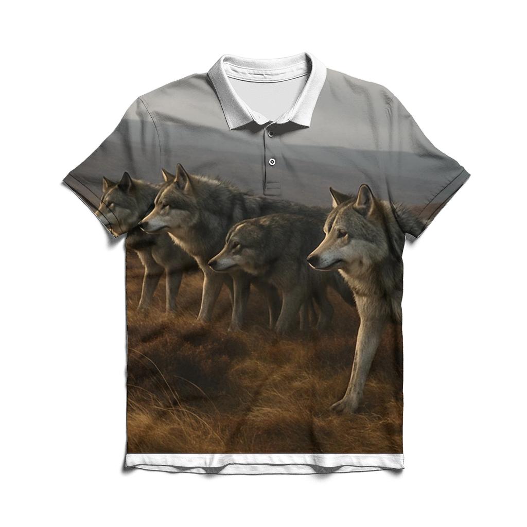 Highland Pack Windward embroidered polo tops