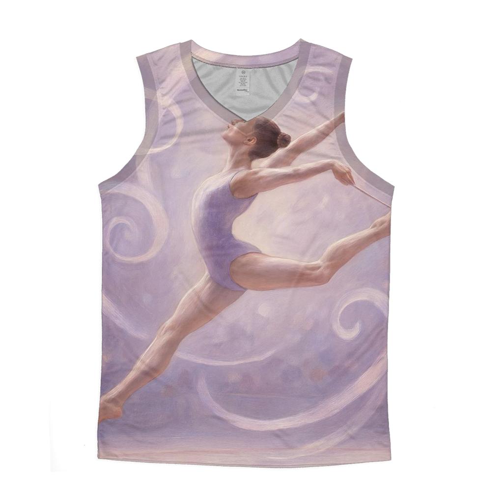 Gymnastics Ribbon Dream stylish racerback tanks