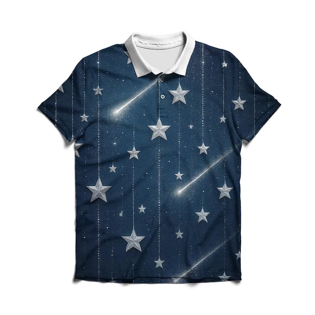 Twilight Starfall embroidered polo tops