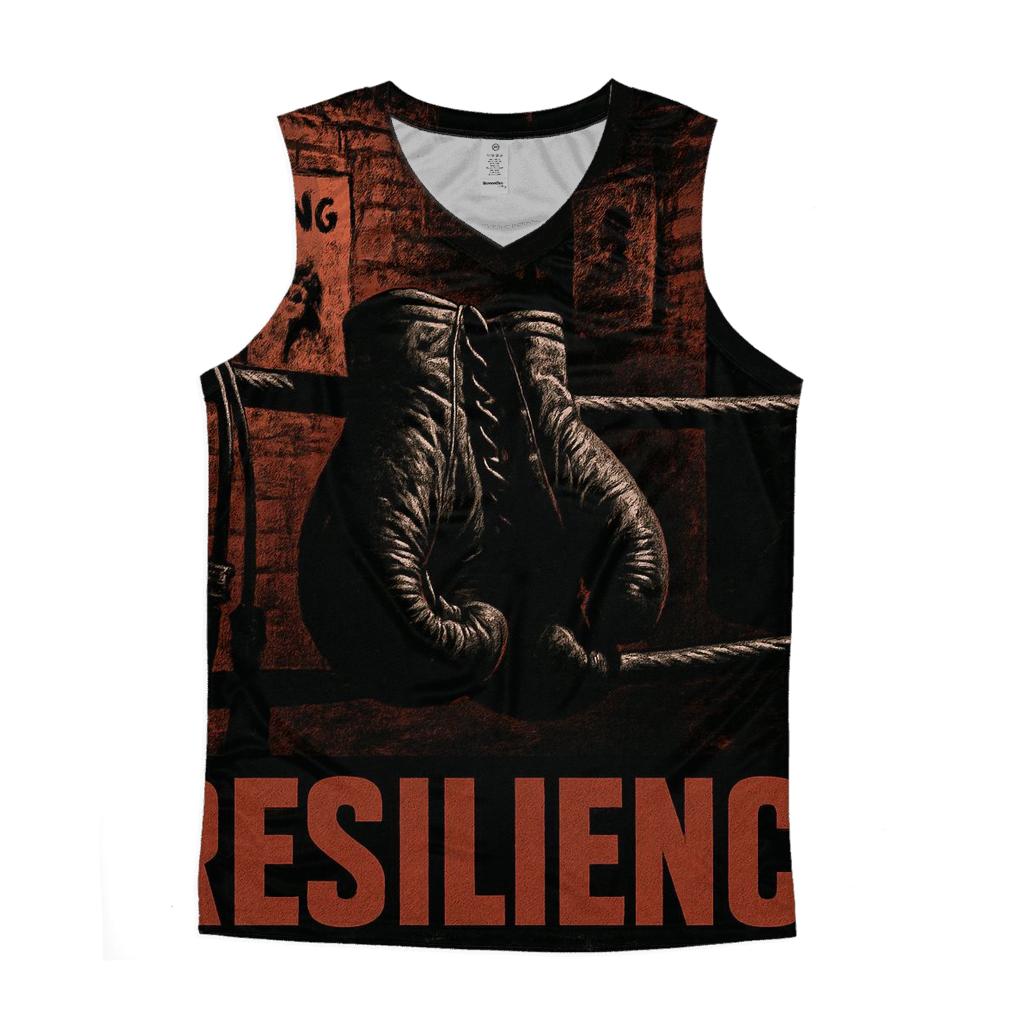 Boxing Poster Noir casual summer tank tops
