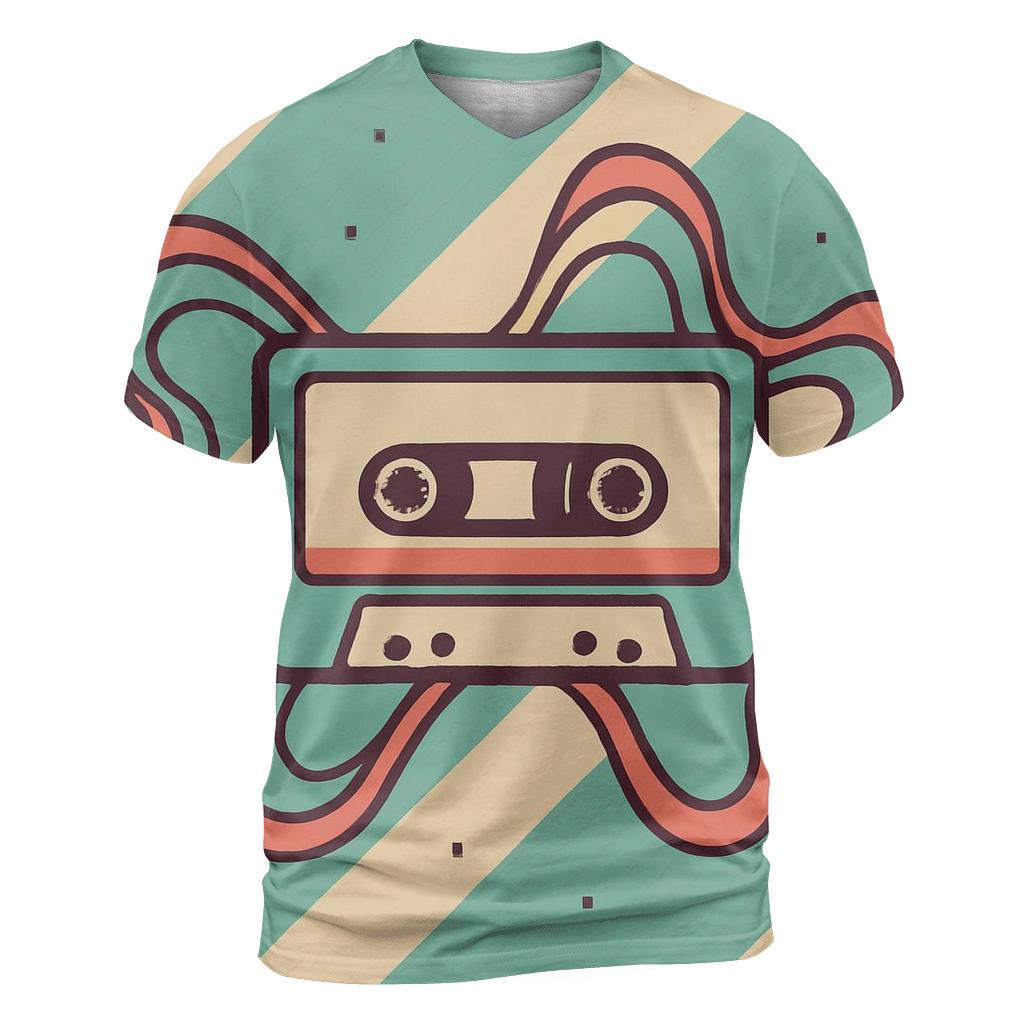 Cassette Tape Echo custom all-over print shirts