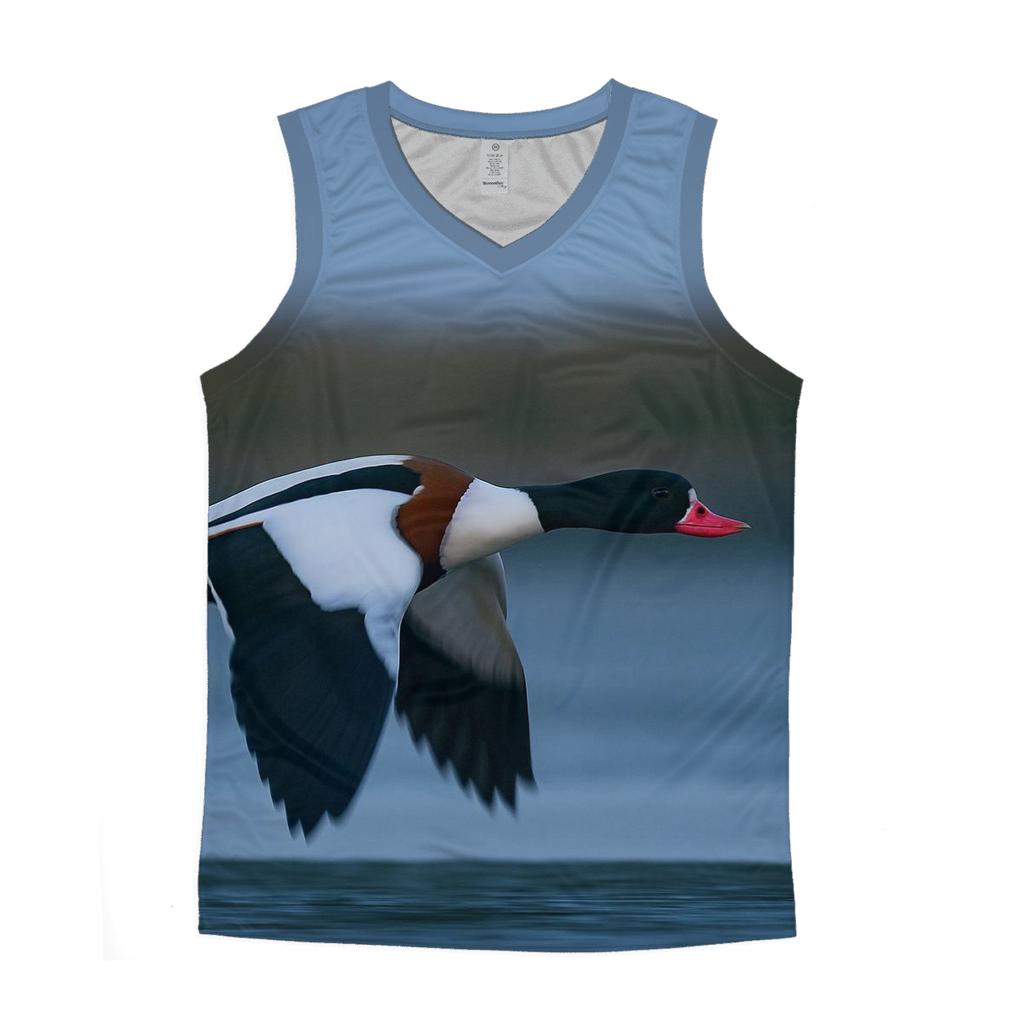 Estuarine Runner graphic print tank tops