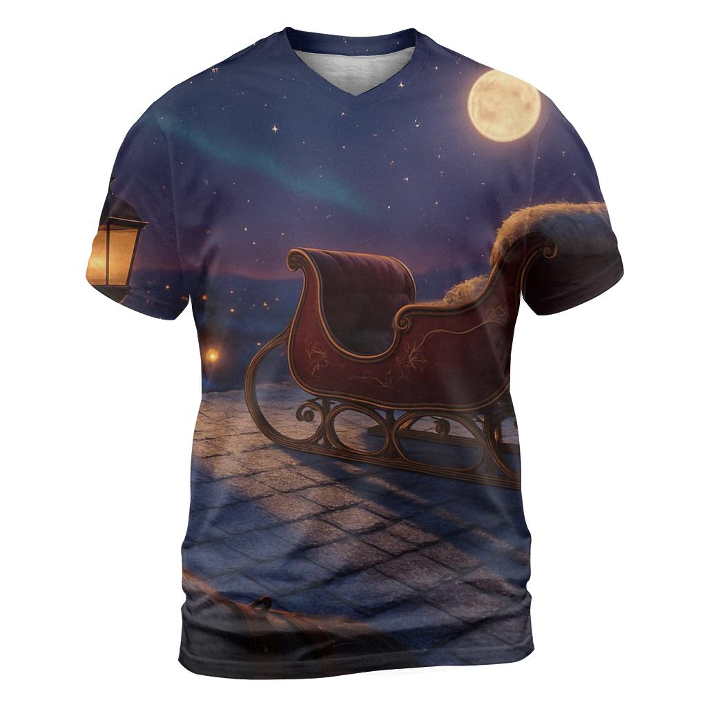 Midnight Carol On The Rooftop designer pattern shirts