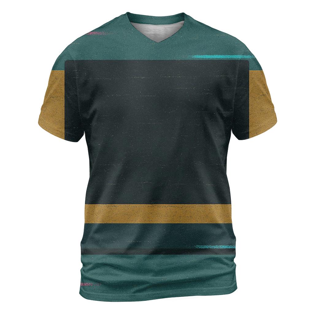 VHS Static Stripes unique graphic print tees