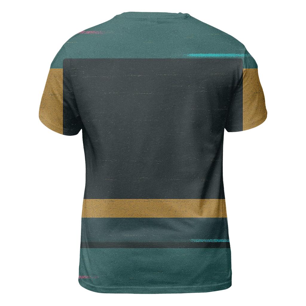 VHS Static Stripes unique graphic print tees