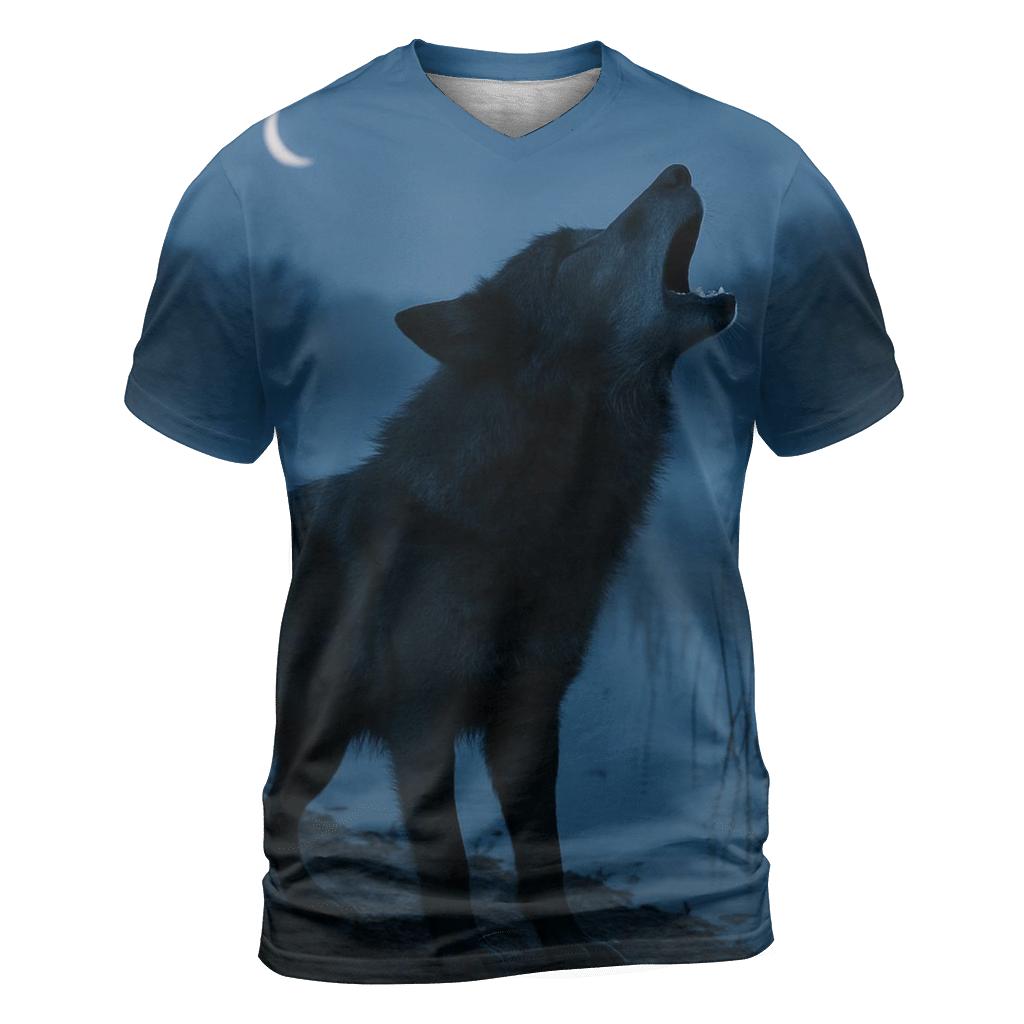 Marshland Lone Howl At Dusk custom all-over print shirts