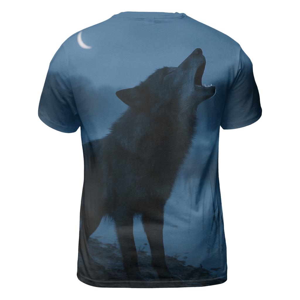 Marshland Lone Howl At Dusk custom all-over print shirts