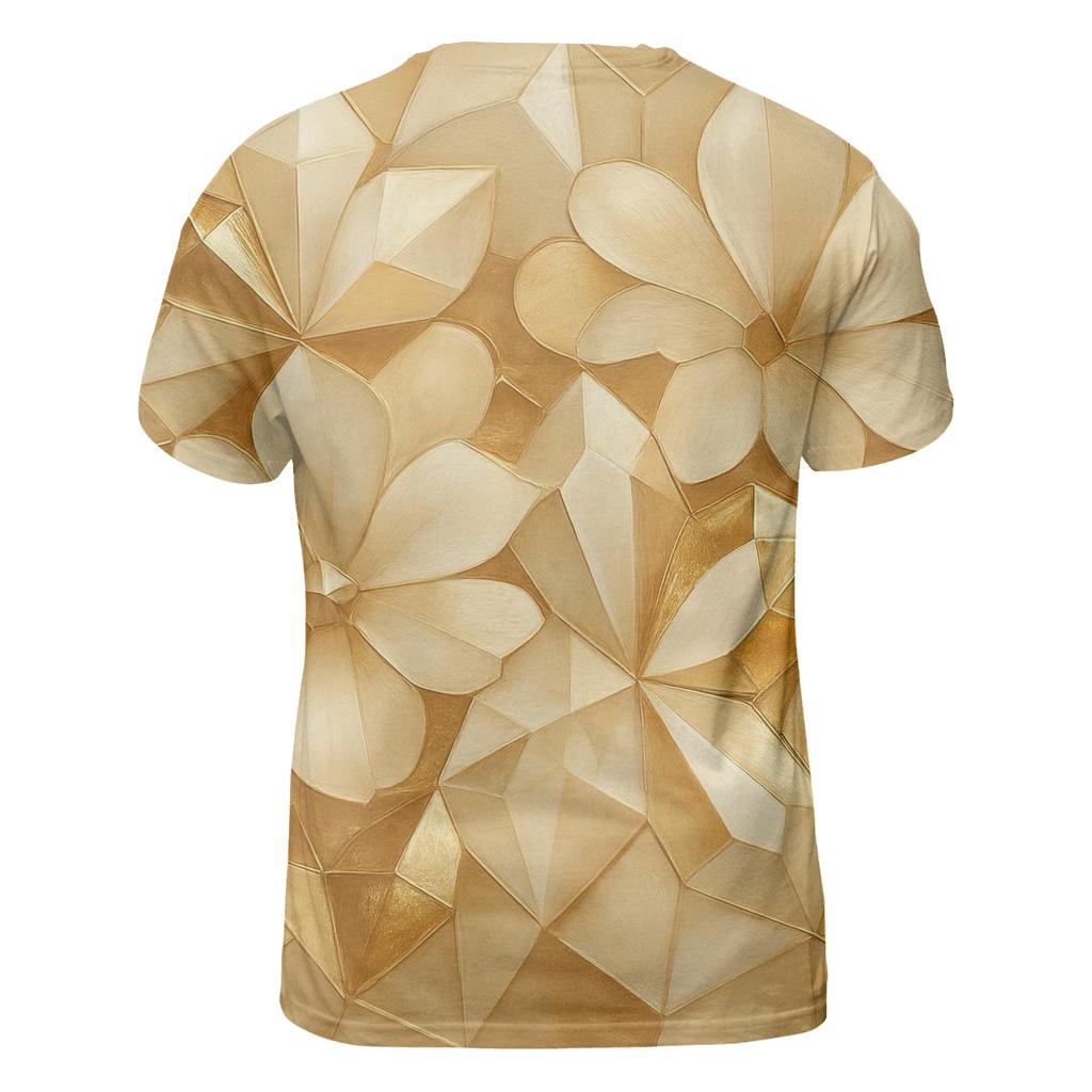 Champagne Facet Garden creative print fashion shirts