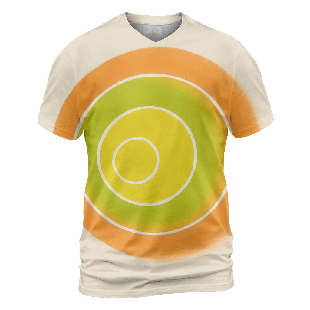 Citrus Offcenter Bullseye vibrant all-over design tees