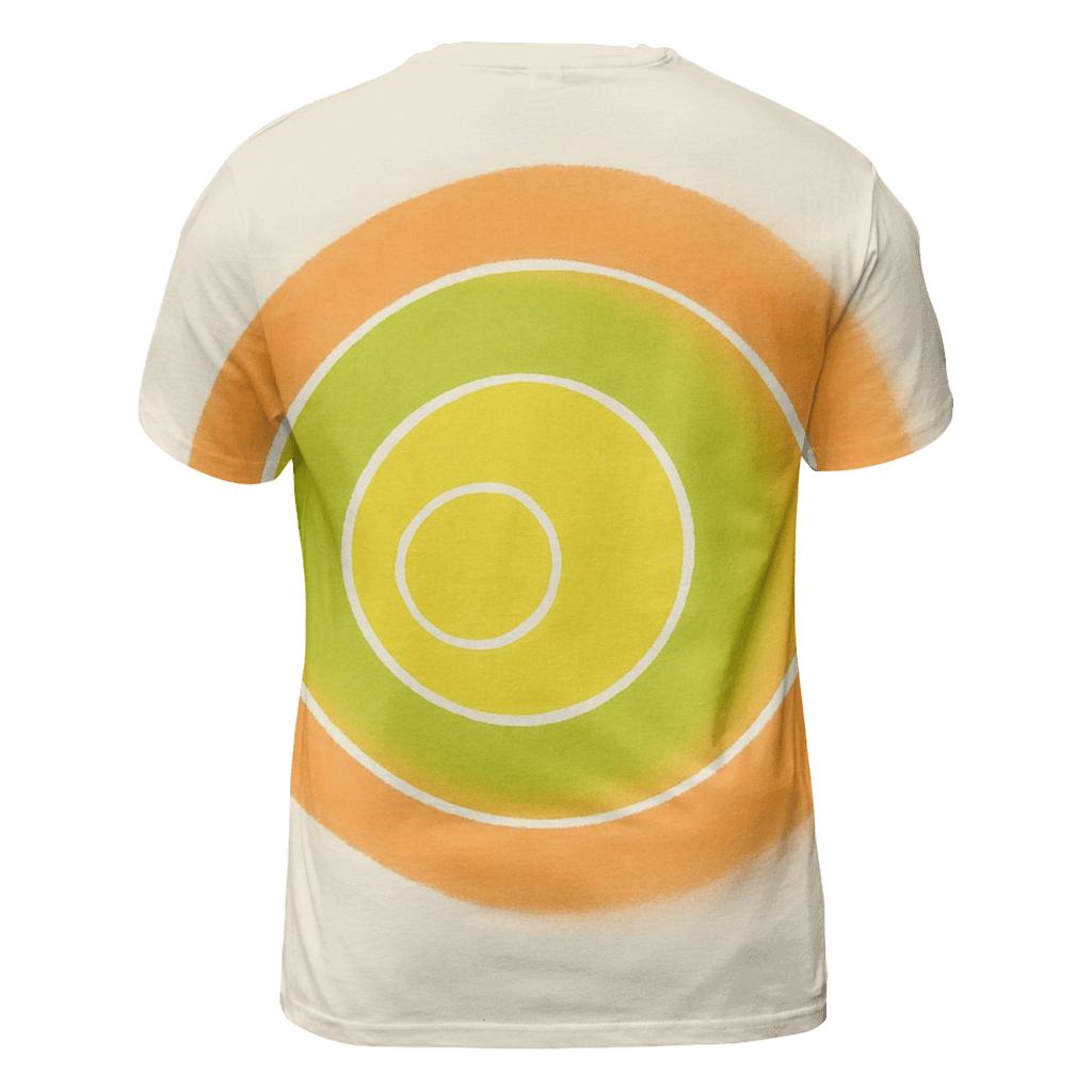 Citrus Offcenter Bullseye vibrant all-over design tees