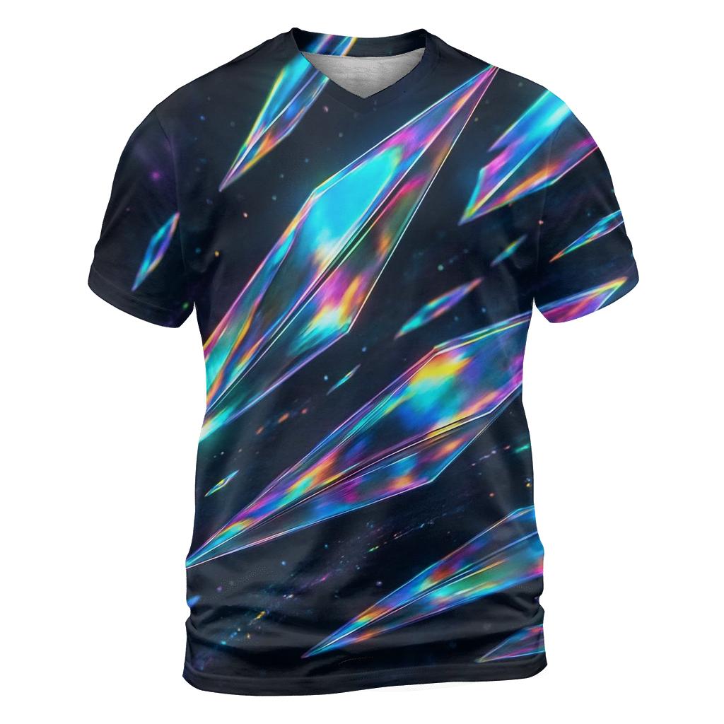 Neon Prism Drift custom all-over print shirts
