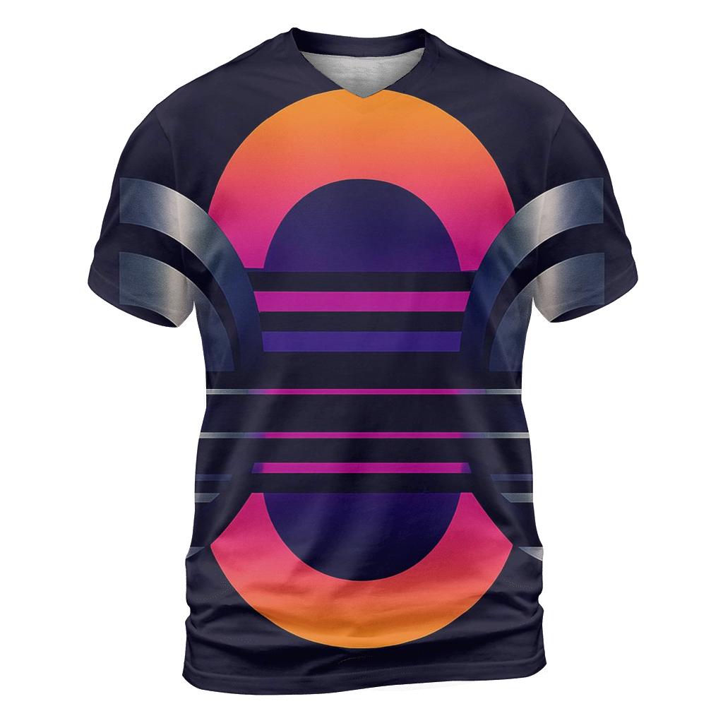 Chrome Mirage Sunset unique graphic print tees
