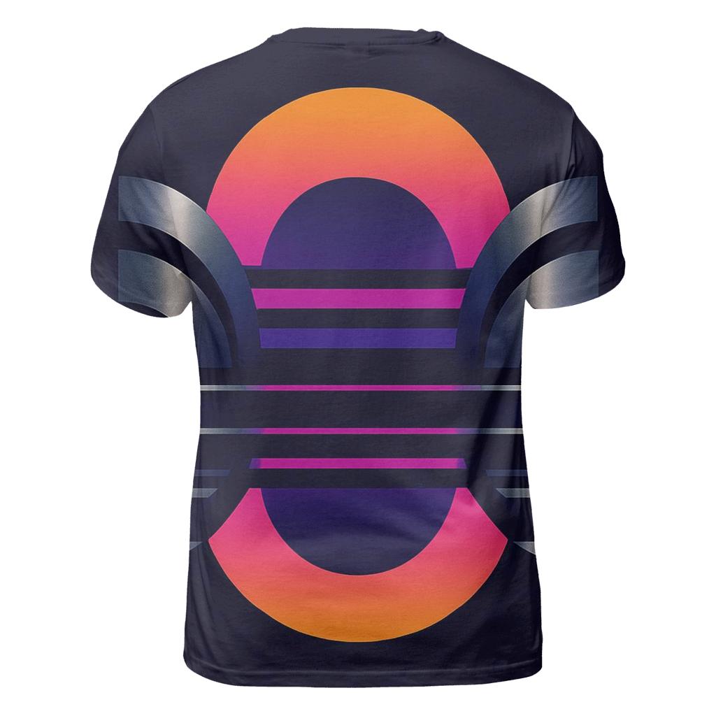 Chrome Mirage Sunset unique graphic print tees