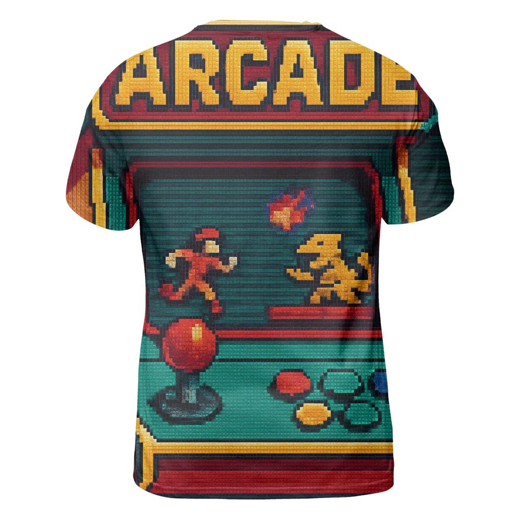 Vintage Arcade Pixel Art personalized full print shirts