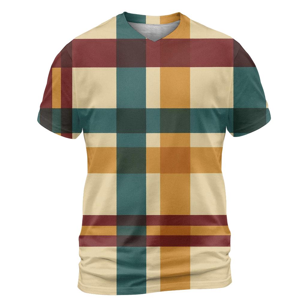 Mod Plaid Harmony statement graphic shirts