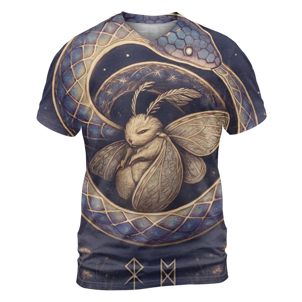 Starlit Chrysalis Ouroboros custom all-over print shirts