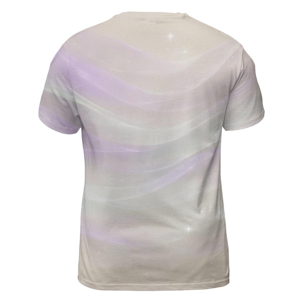 Aurora Pearl Veil vibrant all-over design tees