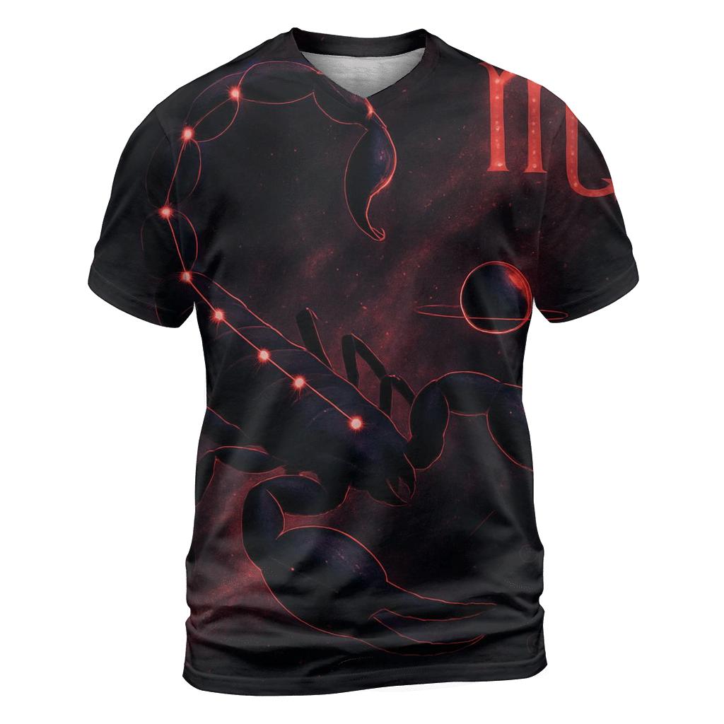 Scorpio Galactic Scorpion Design personalized full print shirts