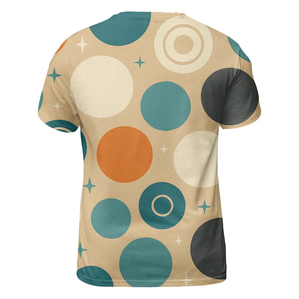 Cosmic Tangerine Dots custom all-over print shirts